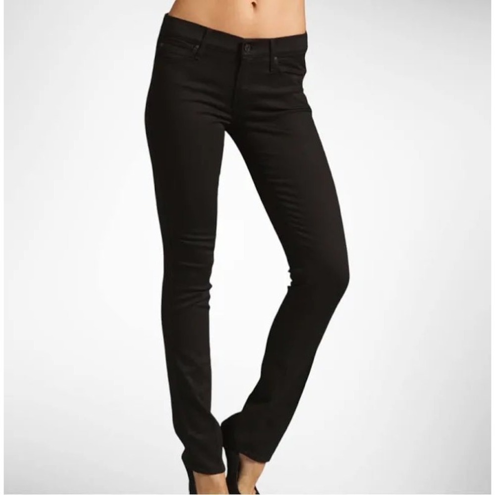 Mother The Rascal A Model Spy black jeans Sz 25 NWT Dark Feminine LuxeDenim Chic